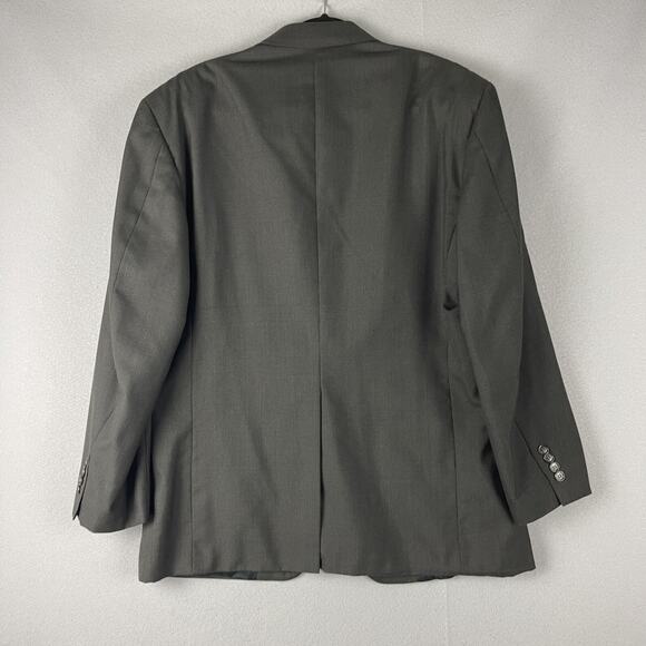 Kilburne and Finch Mens 2 Piece Suit Blazer 43R Brown Gray Plaid Pants 34x28 - Picture 7 of 16